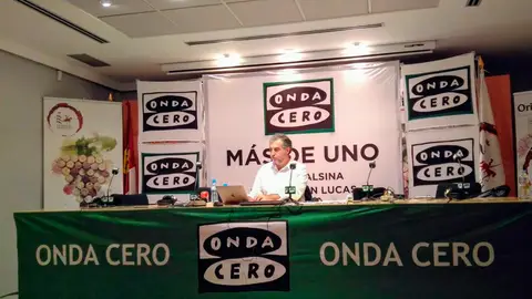 Carlos Alsina desde el Alcázar de San Juan Carlos Alsina desde el Alcázar de San Juan