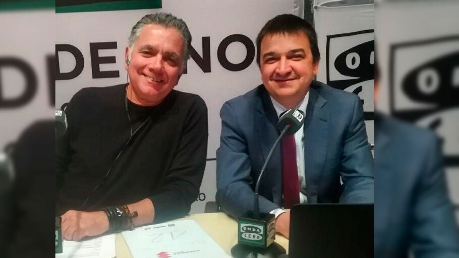 Francisco Mart&iacute;nez Arroyo con Juan Ram&oacute;n Lucas