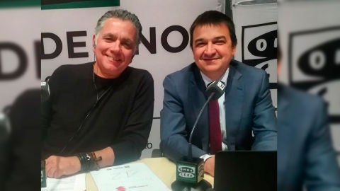Francisco Mart&iacute;nez Arroyo con Juan Ram&oacute;n Lucas