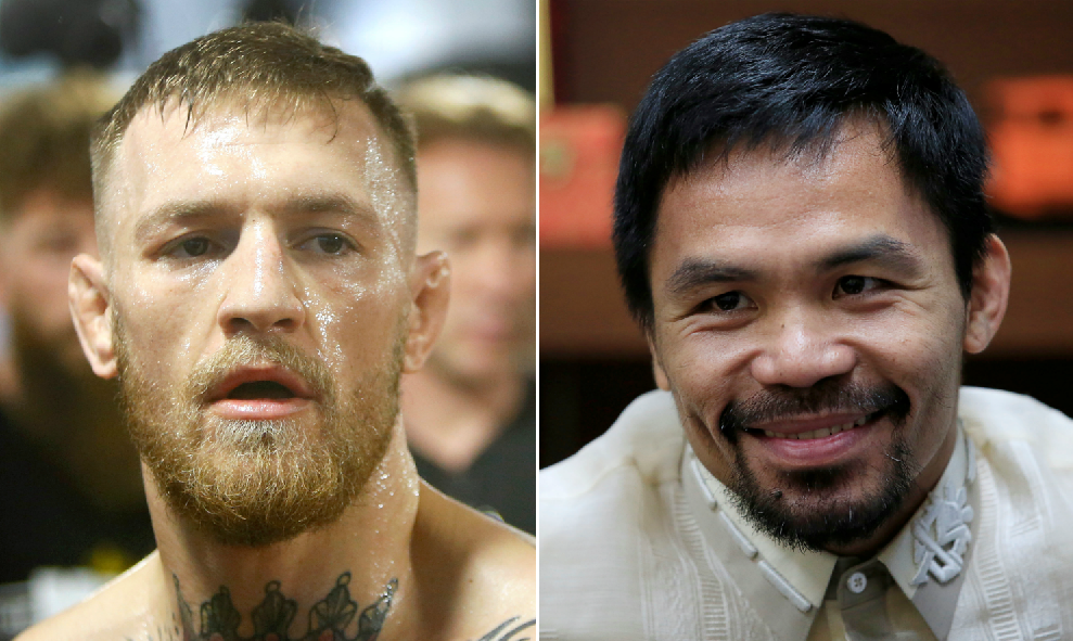Pacquiao reta a McGregor a un "combate de boxeo real" en 2018 Pacquiao reta a McGregor a un "combate de boxeo real" en 2018