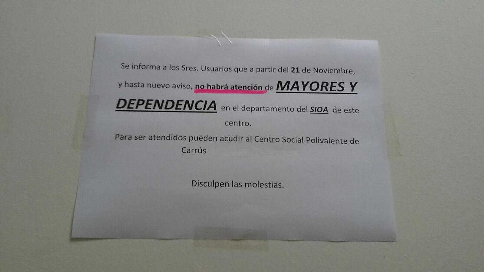 Ilicitanos por Elche denuncia “recortes” en la atención a dependientes y mayores en los centros sociales Ilicitanos por Elche denuncia “recortes” en la atención a dependientes y mayores en los centros sociales