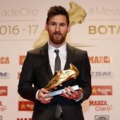 Leo Messi con la Bota de Oro