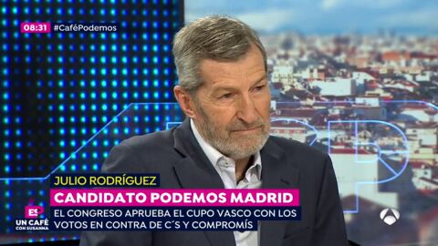 El ex JEMAD Julio Rodr&iacute;guez: "Vamos a convencer a Manuela Carmena para que siga en el Ayuntamiento de Madrid"