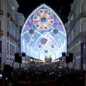 La calle Larios enciende la Navidad en Málaga