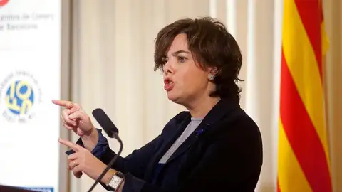 La vicepresidenta del Gobierno, Soraya Sáenz de Santamaría La vicepresidenta del Gobierno, Soraya Sáenz de Santamaría