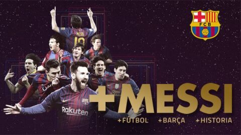 Messi renueva con el Barcelona