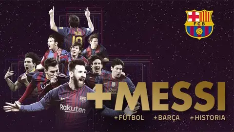 Messi renueva con el Barcelona Messi renueva con el Barcelona