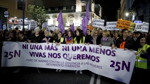 Marcha en Madrid contra la violencia de g&eacute;nero