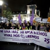 Marcha en Madrid contra la violencia de género