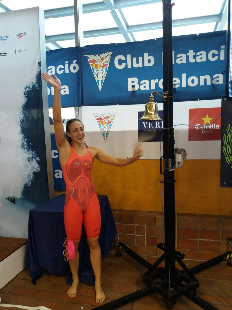 Lidón Muñoz bate el récord de España de 50 libre en piscina corta con un 24.52 Lidón Muñoz bate el récord de España de 50 libre en piscina corta con un 24.52