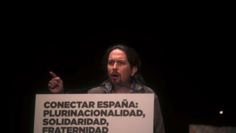 El secretario general de Podemos, Pablo Iglesias