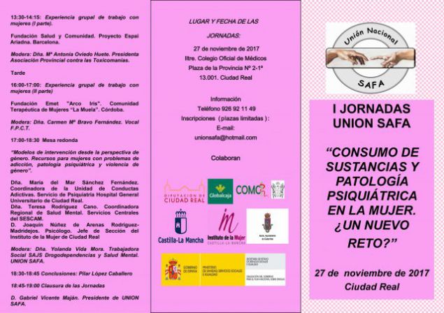 El consumo de sustancias y patología psiquiátrica en la mujer, a debate El consumo de sustancias y patología psiquiátrica en la mujer, a debate
