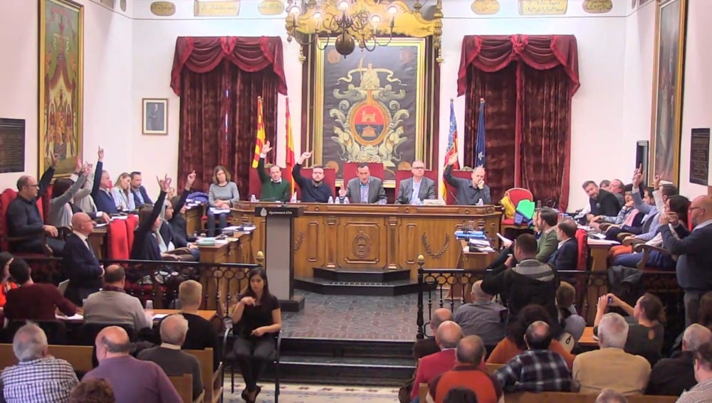 Pleno Municipal de noviembre de 2017 en el Ayuntamiento de Elche