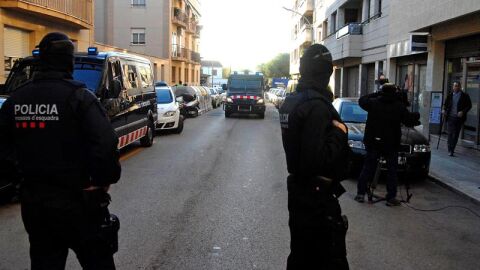 Imagen de archivo de los Mossos d'Esquadra en Barcelona