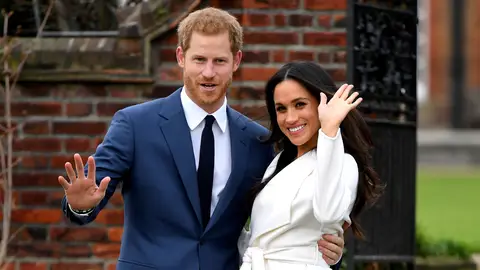 Primer posado oficial del príncipe Harry y Meghan Markle Primer posado oficial del príncipe Harry y Meghan Markle