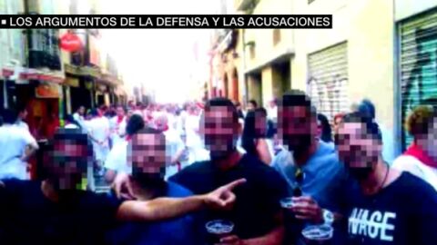 Una de las fotos de 'La Manada'