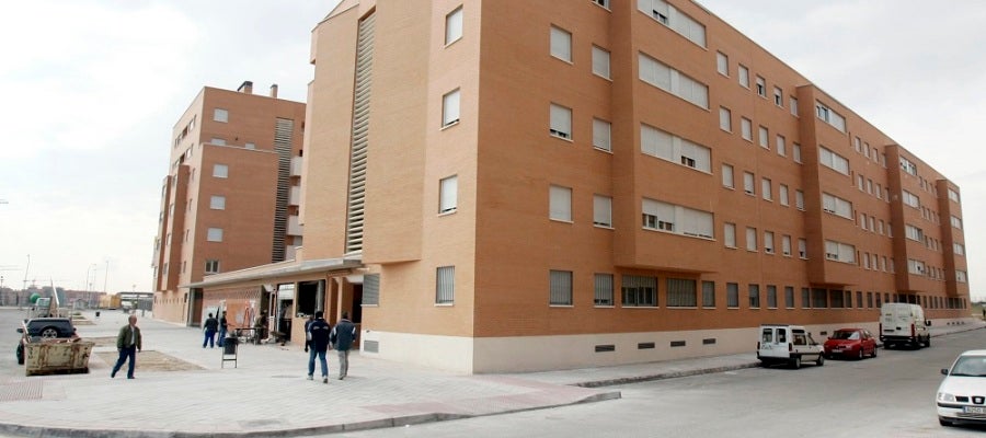 En la imagen, un edificio de viviendas. En la imagen, un edificio de viviendas.