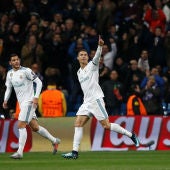 Cristiano Ronaldo celebra su gol contra el Dortmund