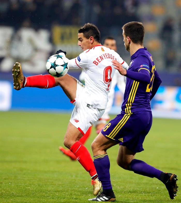 El Sevilla cumple su objetivo y pasa a octavos tras empatar con el Maribor El Sevilla cumple su objetivo y pasa a octavos tras empatar con el Maribor