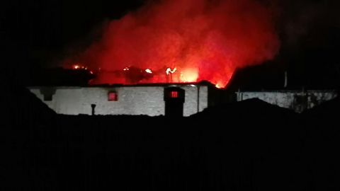 incendio, segovia