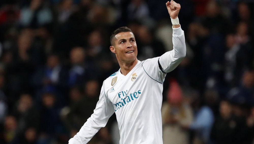 Cristiano Ronaldo celebra un triunfo del Real Madrid