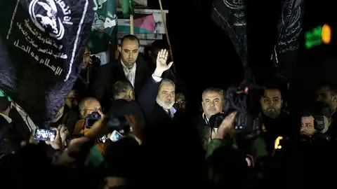 El principal líder de la organización Hamas, Sheikh Ismaeil Haneiya El principal líder de la organización Hamas, Sheikh Ismaeil Haneiya