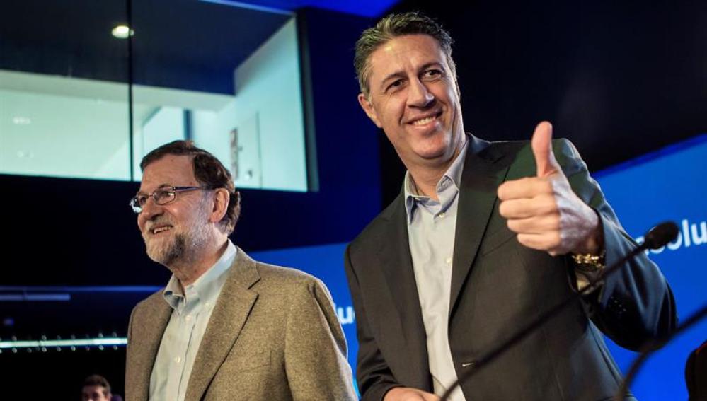 Xavier García Albiol y Mariano Rajoy