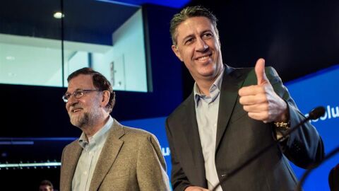 Xavier Garc&iacute;a Albiol y Mariano Rajoy