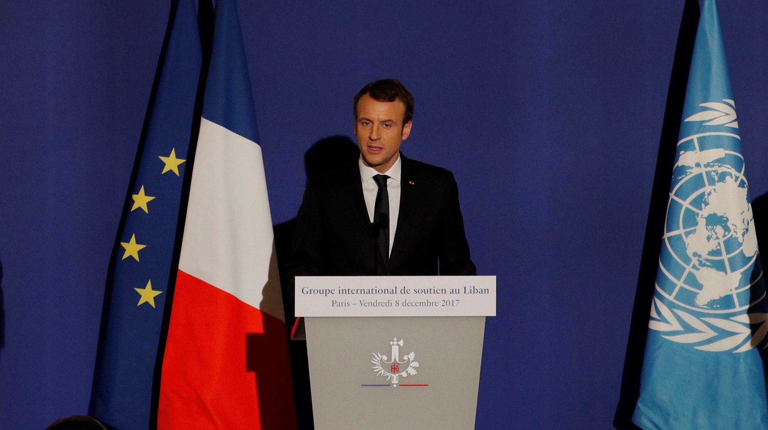 Macron pide "calma a todos" tras la decisión de EEUU sobre Jerusalén Macron pide "calma a todos" tras la decisión de EEUU sobre Jerusalén