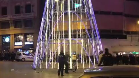 &Aacute;rbol de Navidad de la Plaza de Callao (Madrid)