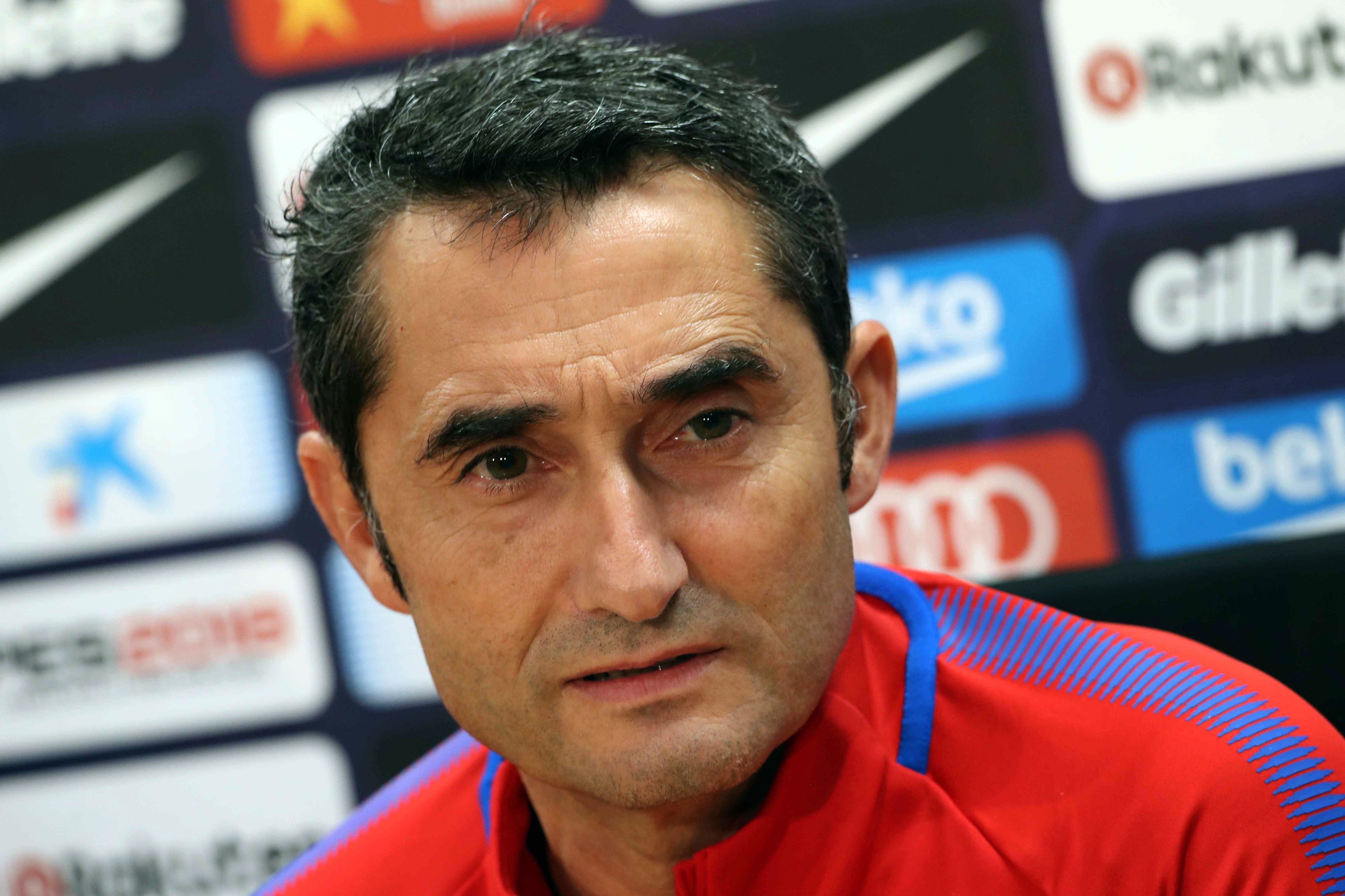 Ernesto Valverde: "Sí que estoy contento y feliz, aunque no se me note" Ernesto Valverde: "Sí que estoy contento y feliz, aunque no se me note"