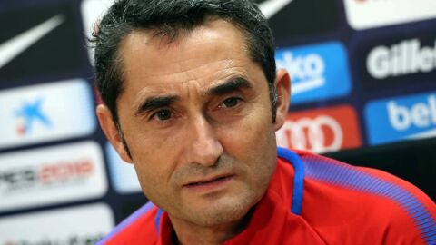 Valverde habla antes del partido con el Villarel