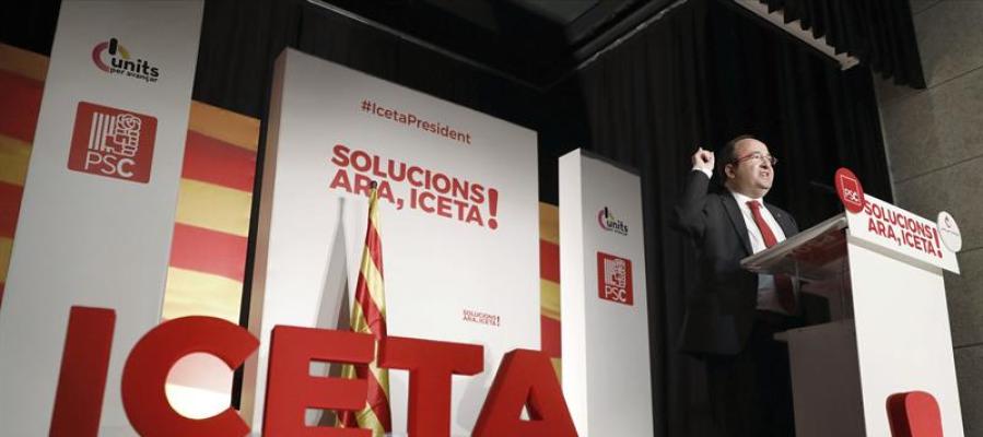 El candidato del PSC a la presidencia de la Generalitat, Miquel Iceta El candidato del PSC a la presidencia de la Generalitat, Miquel Iceta