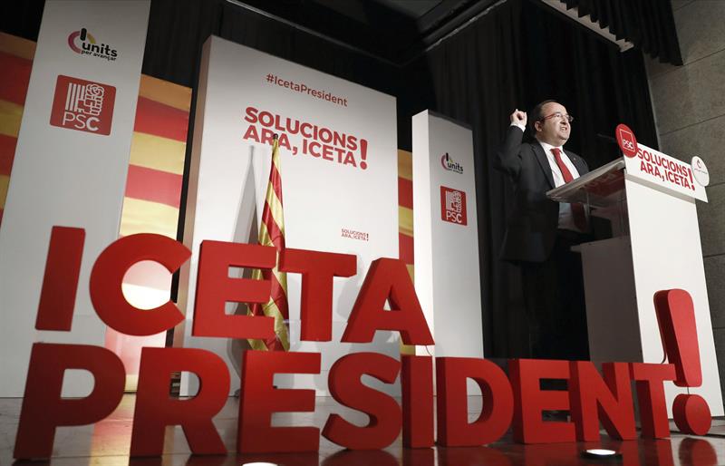 Iceta se compromete a inaugurar el nuevo BCN World si es elegido President Iceta se compromete a inaugurar el nuevo BCN World si es elegido President