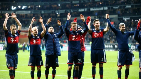 El Bayern M&uacute;nich gana al Eintracht Fr&aacute;ncfort