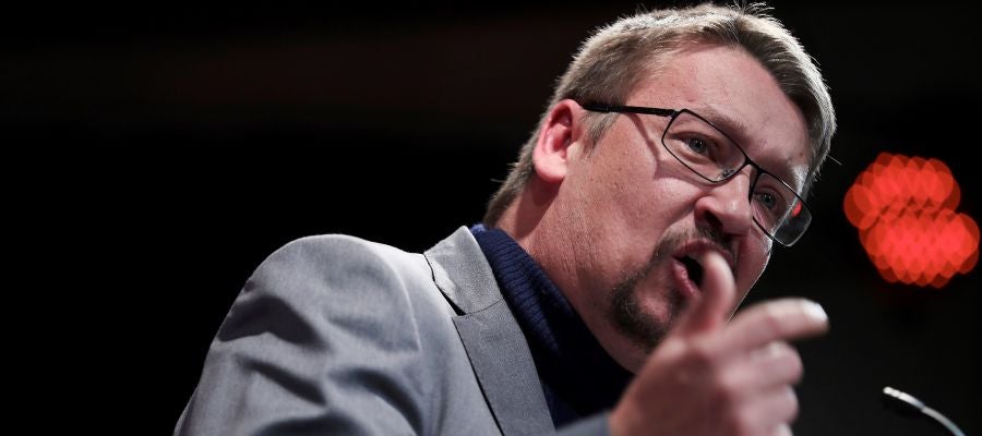 El cabeza de lista de Cataluña En Comú Podem, Xavier Domènech El cabeza de lista de Cataluña En Comú Podem, Xavier Domènech