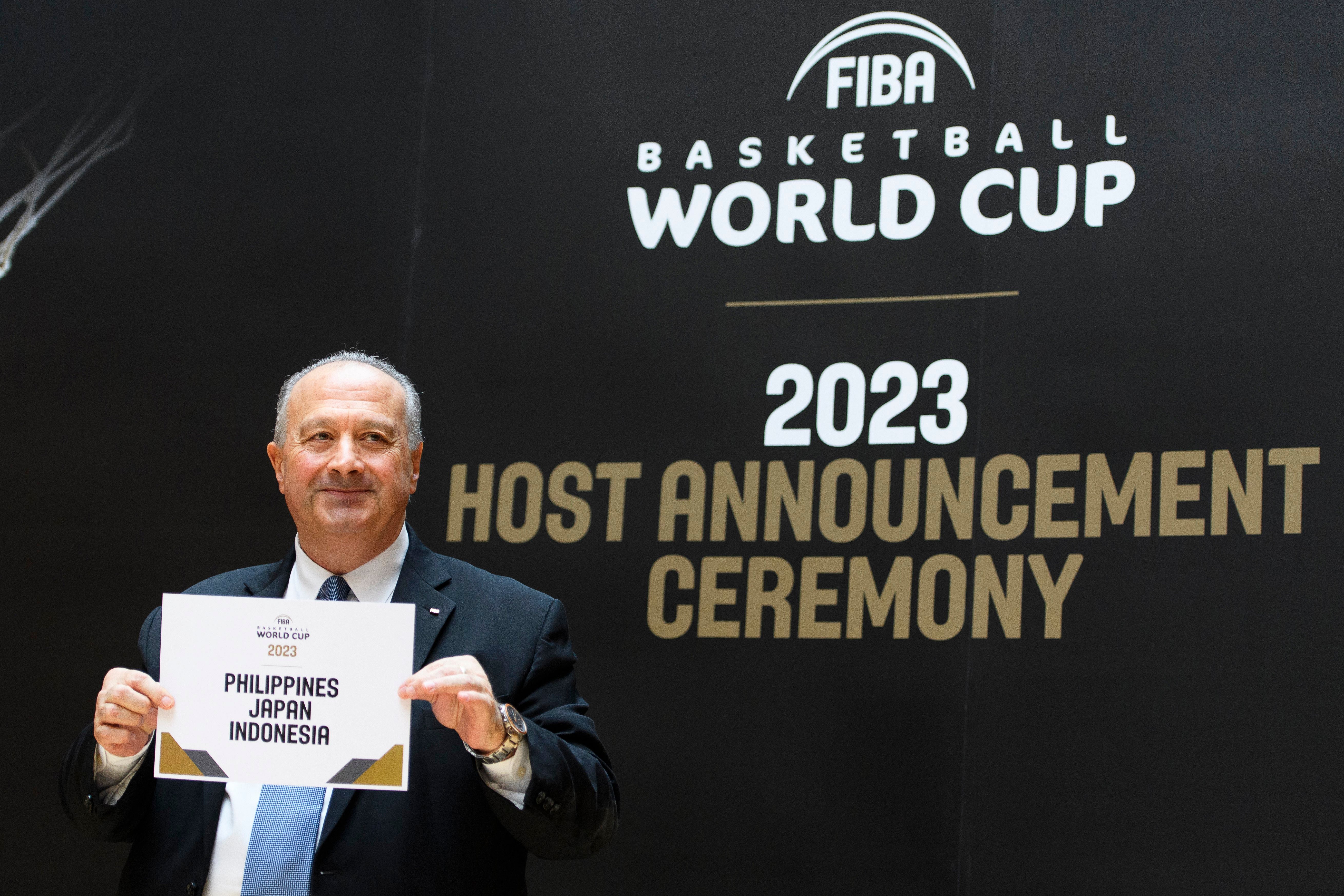 Filipinas, Japón e Indonesia serán la sede del Mundial de 2023 de Baloncesto Filipinas, Japón e Indonesia serán la sede del Mundial de 2023 de Baloncesto