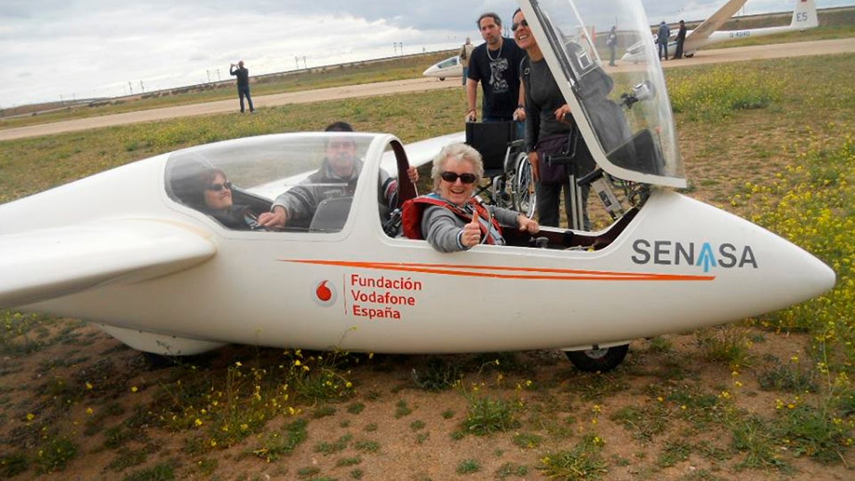 Elisabeth Heilmeyer: "Me decían que era una locura que una persona con discapacidad volase" Elisabeth Heilmeyer: "Me decían que era una locura que una persona con discapacidad volase"