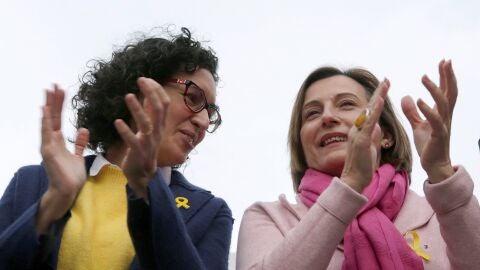 Marta Rovira y Carme Forcadell