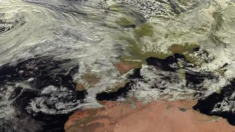 Imagen del satélite Meteosat para la Agencia Estatal de Meteorología Imagen del satélite Meteosat para la Agencia Estatal de Meteorología