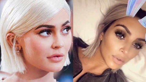Kim Kardashian y Kylie Jenner con el mismo corte de pelo