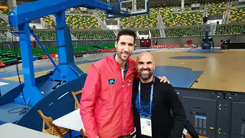 Sergio Vidal junto a David Camps Sergio Vidal junto a David Camps