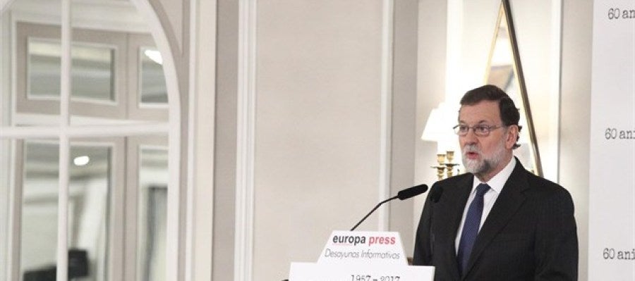 Mariano Rajoy en los desayunos informativos de Europa Press Mariano Rajoy en los desayunos informativos de Europa Press