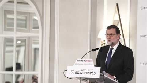 Mariano Rajoy en los desayunos informativos de Europa Press