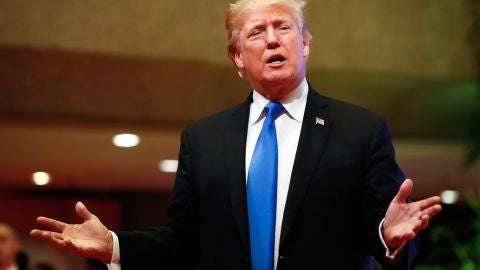 El presidente de Estados Unidos, Donald Trump.