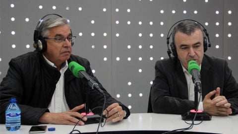 El coronel Manuel S&aacute;nchez y Lorenzo Silva