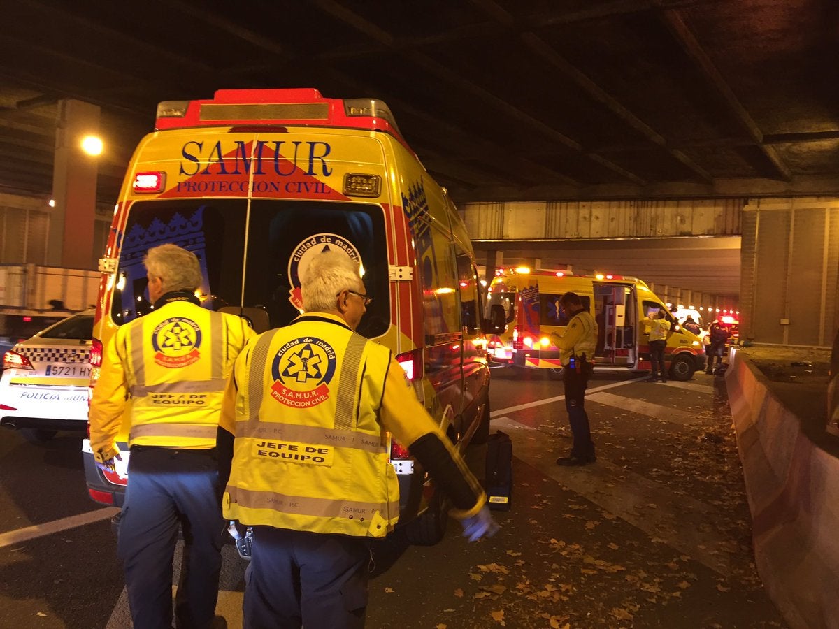Aumentan los accidentes de tráfico y las reyertas esta Nochebuena en Madrid Aumentan los accidentes de tráfico y las reyertas esta Nochebuena en Madrid