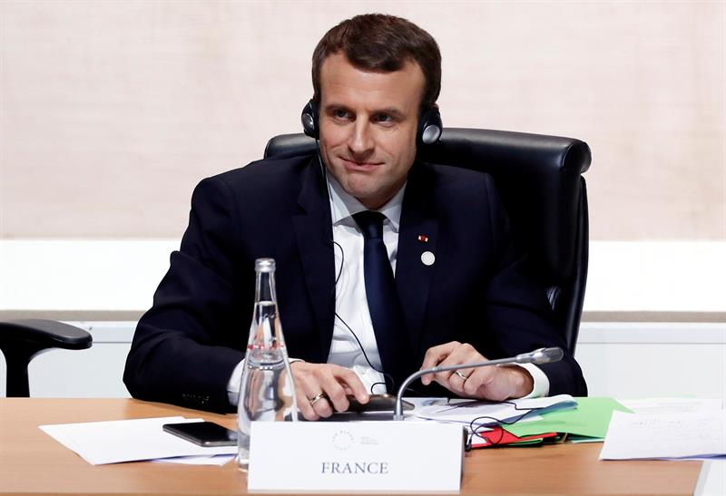 Macron: "El mundo está perdiendo el combate contra el cambio climático" Macron: "El mundo está perdiendo el combate contra el cambio climático"