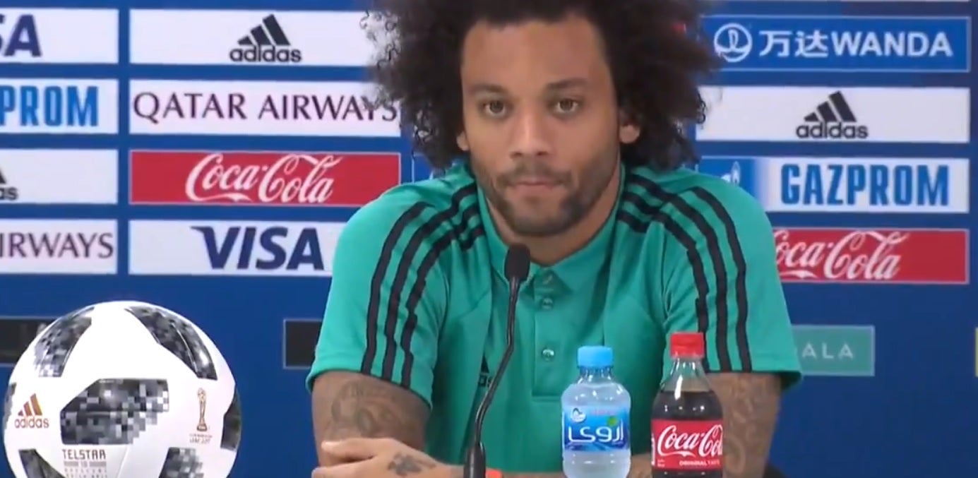 Marcelo: "¿Perderse el Clásico por una expulsión? No me parece justo, el Mundialito es un premio" Marcelo: "¿Perderse el Clásico por una expulsión? No me parece justo, el Mundialito es un premio"