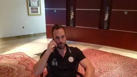 Manuel Almunia, preparador de porteros del Al Jazira Manuel Almunia, preparador de porteros del Al Jazira